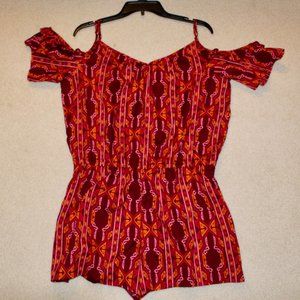 Maroon Arizona Jeans Co. Romper